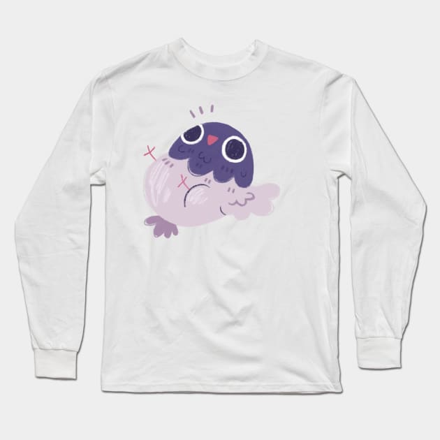 Silly Pigeon Long Sleeve T-Shirt by Niamh Smith Illustrations
